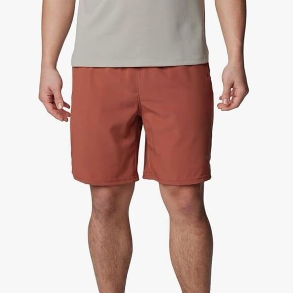 Columbia Men's Hike Brief Pull On Shorts Omni Wick Auburn Size XXL NWT - Picture 1 of 12